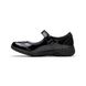 Clarks Girls School Shoes - Black patent - 783155E RELDA SPARK MJ