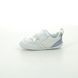 Clarks Girls First And Baby Shoes - White Leather - 565817G ROAMER AEON T