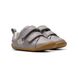 Clarks Boys First Shoes - Grey leather - 790136F ROAMER MIME 2V