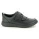 Clarks Boys Shoes - Black leather - 494097G SCAPE FLARE Y