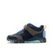 Clarks Toddler Boys Boots - Navy Leather - 790177G STEGGY 2 GLOW K