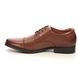 Clarks Formal Shoes - Dark Tan - 300968H TILDEN CAP