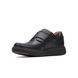 Clarks Comfort Shoes - Black leather - 3698/68H UN ABODE STRAP