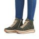 Rieker Hi Tops - Khaki Suede - W0960-54 STARRY HIKE