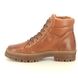 Creator Lace Up Boots - Tan Leather - IB2499/11 ALDINA LACE ZIP