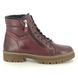 Creator Lace Up Boots - Wine leather - IB2499/81 ALDINA LACE ZIP