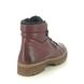 Creator Lace Up Boots - Wine leather - IB2499/81 ALDINA LACE ZIP