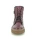 Creator Lace Up Boots - Wine leather - IB2499/81 ALDINA LACE ZIP