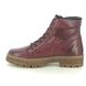 Creator Lace Up Boots - Wine leather - IB2499/81 ALDINA LACE ZIP