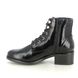 Creator Heeled Boots - Black patent - IB2244/42 JUANOLA LACE