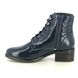 Creator Heeled Boots - Navy patent - IB2244/74 JUANOLA LACE