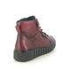 Creator Lace Up Boots - Red leather - B3421A/80 LINETTE LACE ZIP