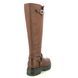 Creator Knee-high Boots - Brown waxy leather - B3298/20 LUNA BIKER HI