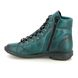 Creator Hi Tops - Turquoise Leather - IB20272/91 NOTELACE