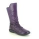 Creator Mid Calf Boots - Purple Leather - IB20208/80 SUFFLONG