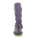 Creator Mid Calf Boots - Purple Leather - IB20208/80 SUFFLONG