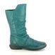 Creator Mid Calf Boots - Turquoise Leather - IB20208/91 SUFFLONG