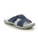 Earth Spirit Slide Sandals - Navy suede - 41073/73 WICKFORD 3