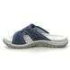 Earth Spirit Slide Sandals - Navy suede - 41073/73 WICKFORD 3