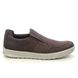 ECCO Slip-on Shoes - Brown nubuck - 501624/02072 BYWAY  SLIP