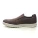 ECCO Slip-on Shoes - Brown nubuck - 501624/02072 BYWAY  SLIP