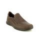 ECCO Slip-on Shoes - Brown nubuck - 511744/02072 IRVING SLIP-ON