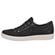 ECCO Trainers - Black nubuck - 218633/02001 SOFT 7 CLASSIC