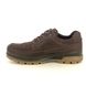 ECCO Walking Shoes - Brown nubuck - 838144/02178 RUGGED MOCCASIN TEX