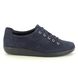 ECCO Lacing Shoes - Navy Nubuck - 206503/12303 SOFT 2.0