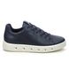 ECCO Trainers - Navy leather - 520884/01038 STREET 720 GTX