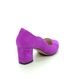 Begg Exclusive Court Shoes - Fuchsia Suede - Z7053/979 O TEXAS  BLOCK