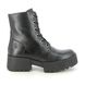 Fly London Lace Up Boots - Black leather - P145140 ELVU ESME LBW