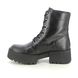 Fly London Lace Up Boots - Black leather - P145140 ELVU ESME LBW