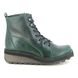 Fly London Lace Up Boots - Petrol leather - P211147 HAZI HIJI SORE