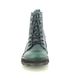 Fly London Lace Up Boots - Petrol leather - P211147 HAZI HIJI SORE