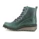 Fly London Lace Up Boots - Petrol leather - P211147 HAZI HIJI SORE