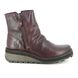 Fly London Ankle Boots - Wine leather - P211146 HOLE HIJI MON