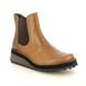 Fly London Chelsea Boots - Camel - P211148 HUUD HIJI SALV