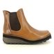 Fly London Chelsea Boots - Camel - P211148 HUUD HIJI SALV