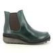 Fly London Chelsea Boots - Petrol leather - P211148 HUUD HIJI SALV