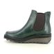 Fly London Chelsea Boots - Petrol leather - P211148 HUUD HIJI SALV