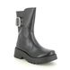 Fly London Mid Calf Boots - Black leather - P145127 MAZZ MIDLAND