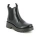 Fly London Chelsea Boots - Black leather - P144789 MEDI   MIDLAND