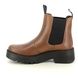 Fly London Chelsea Boots - Tan Leather - P144789 MEDI   MIDLAND