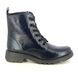 Fly London Lace Up Boots - Navy patent - P144539 RAGI   RONIN