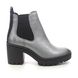 Fly London Ankle Boots - Silver Leather - P144520 TOPE   TETLEY