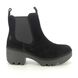 Fly London Wedge Boots - Black Suede - P501514 TRIG THALIA LBC