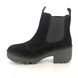 Fly London Wedge Boots - Black Suede - P501514 TRIG THALIA LBC