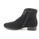 Gabor Heeled Boots - Black Suede - 52.715.37 BOAT LACE WIDE