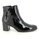 Gabor Heeled Boots - Black Patent Leather - 55.692.97 BONN